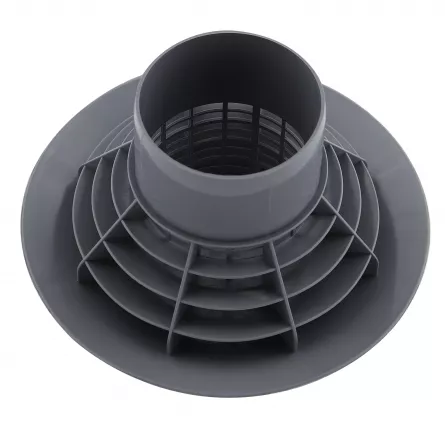Piesa de capat din polipropilena pentru coloana ventilatie D110