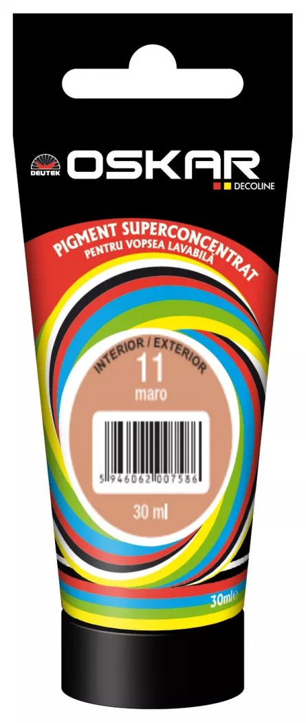 Pigment Oskar pentru vopsea lavabila 11 maro 30 ml