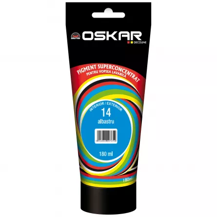Pigment Oskar pentru vopsea lavabila 14 albastru 180 ml