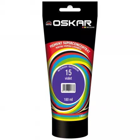 Pigment Oskar pentru vopsea lavabila 15 violet 180 ml