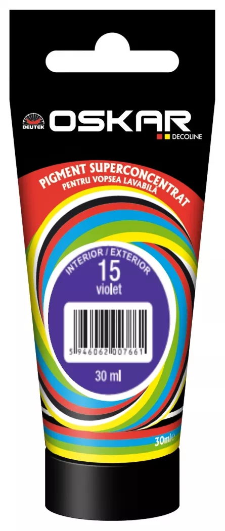Pigment Oskar pentru vopsea lavabila 15 violet 30 ml