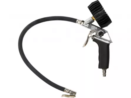Pistol umflare Yato YT-2370 pentru aer comprimat, cu manomentru