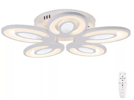 Plafoniera LED Petal, 80 W,  3CCT cu telecomanda