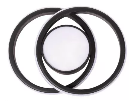 Plafoniera LED Vista, 38 W IP20, negru