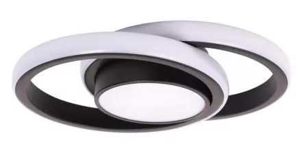 Plafoniera LED Vista, 38 W IP20, negru