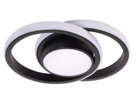 Plafoniera LED Vista, 38 W IP20, negru