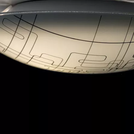 Plafoniera rotunda, Tetrix, diametru 30 cm, Klausen LY 6069
