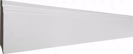 Plinta din MDF Hamburg L201 2021, culoare alba, dimensiuni 100 X 2400 X 18 mm
