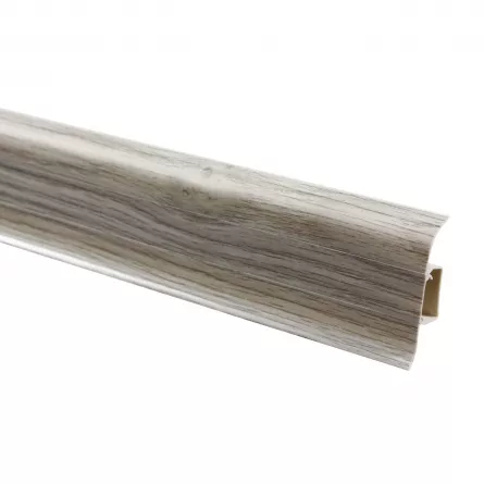 Plinta parchet din PVC Vox 5102 cu canal dimensiune 250x5.5 cm culoare molid