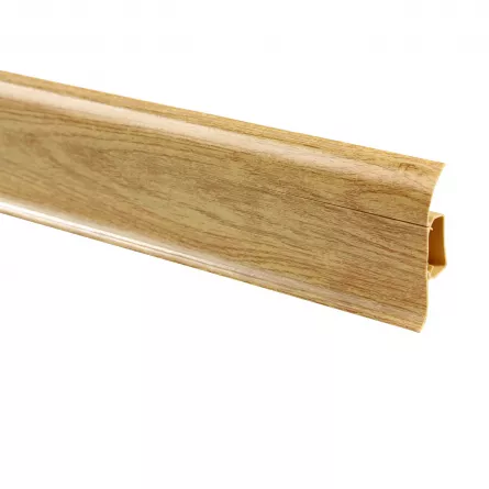 Plinta parchet din PVC Vox 521 cu canal dimensiune 250x5.5 cm culoare stejar antic