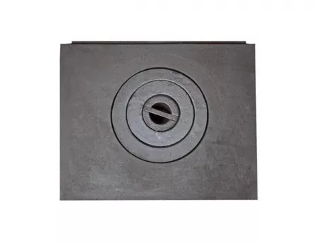 Plita din fonta gri cu un ochi format 395x315 mm pentru sobe gatit