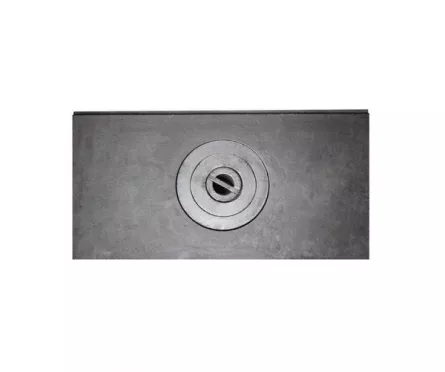 Plita din fonta gri cu un ochi format 720x380 mm pentru sobe gatit