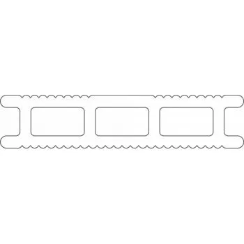 Podele pentru terase, culoare gri riflate, WPC, dimensiuni 28 x 127 x 3150 mm