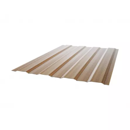 Policarbonat solid, grosime 1 mm, latime 1,26 m, culoare bronz, dimensiuni rola 20 x 1,26 m