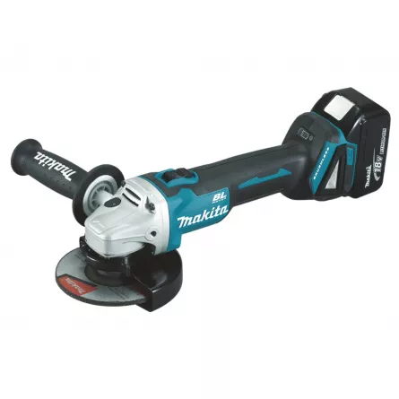 Polizor unghiular Makita DGA506RTJ - LXT 18V, 125 mm, cu 2 acumulatori 5.0Ah