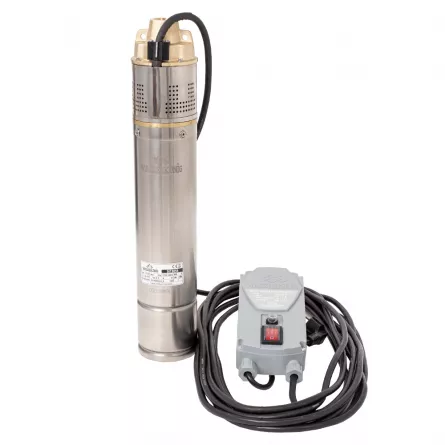Pompa submersibila periferica, diametru 4", 1800 W, debit 3300 l/h, inaltime refulare 130 m, model SI130 55