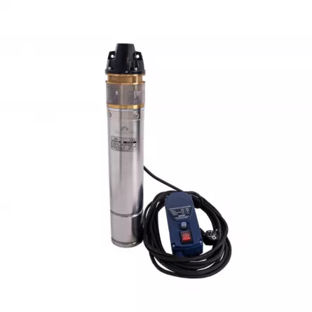 Pompa submersibila Wasserkonig SI10052, diametru 4", putere 1450 W, debit 3100 l/h, inaltime refulare 100 m