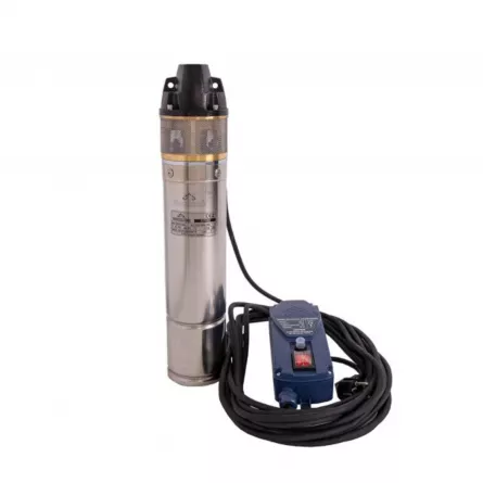 Pompa submersibila Wasserkonig SI7050, diametru 4", 1300 W, debit 3000 l/h, inaltime refulare 70 m