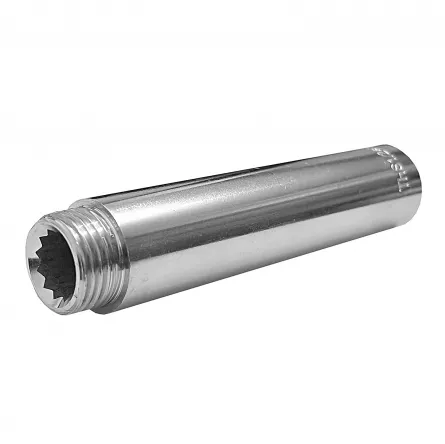 Prelungitor 1/2&rdquo; alama cromata &ndash; 100 mm FI&ndash;FE