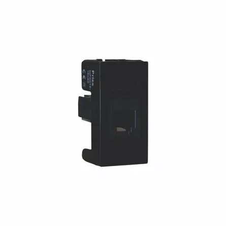 Priza Comtec modulara  LAN CAT5E-UTP, MF0012-16080, culoare neagra