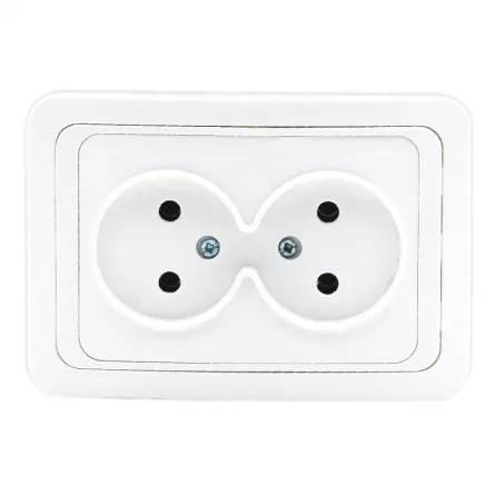 Priza dubla fara impamantare Eco 06037