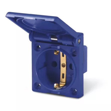 Priza incastrata Scame 570.2062, 2P+E, tensiune 16 A