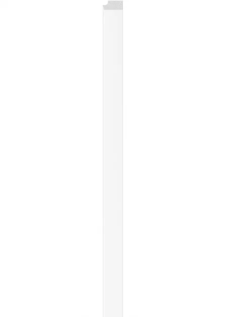 Profil de finisare dreapta pentru panou LINERIO M-LINE ALB, 2650 x 26 mm