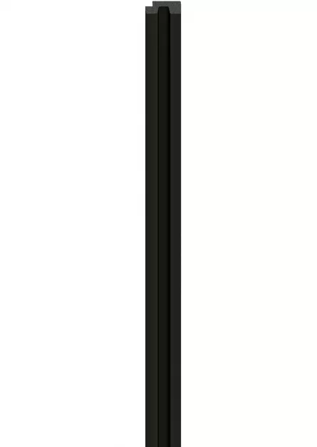 Profil de finisare dreapta pentru panou LINERIO S-LINE BLACK, 2650 x 35 mm