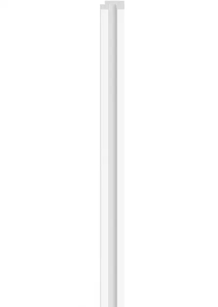 Profil de finisare dreapta pentru panou LINERIO S-LINE ALB, 2650 x 35 mm
