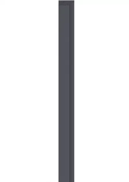 Profil de finisare stanga pentru panou LINERIO M-LINE ANTRACIT, 2650 x 42 mm