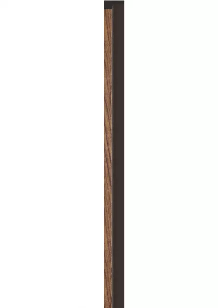 Profil de finisare stanga pentru panou LINERIO S-LINE MOCCA, 2650 x 28 mm