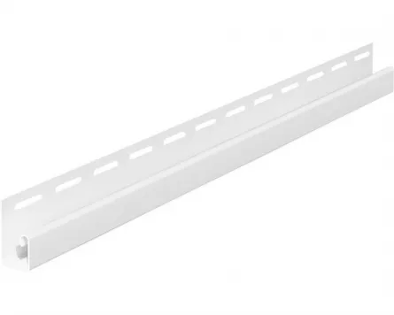 Profil Vox pentru siding S-15 tip J lungime 305 cm culoare alb