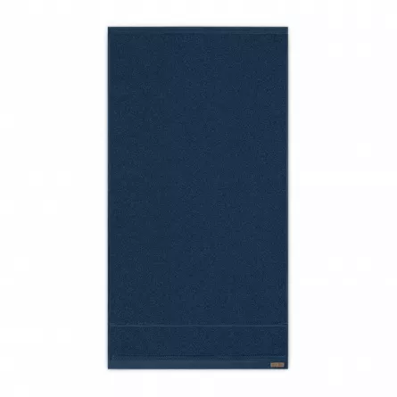 Prosop bumbac 100% organic Queen, 50 x 100 cm, 650 g, albastru marin