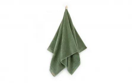 Prosop bumbac 100% organic Queen, 70 x 140 cm, 650 g, verde