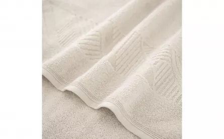 Prosop bumbac egiptean Enzo, 50 x 90 cm, 420 g, bej