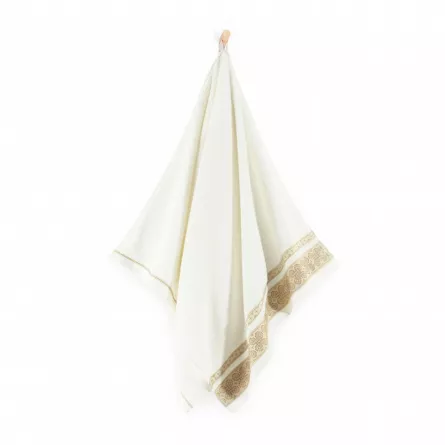 Prosop bumbac egiptean La Boca, 70 x 140 cm, 420 g, bej deschis