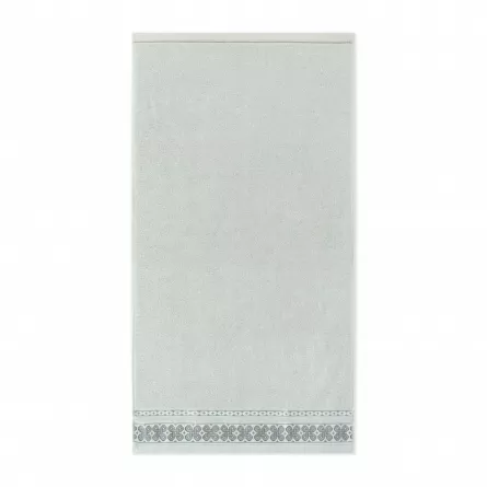 Prosop bumbac egiptean La Boca, 50 x 90 cm, 420 g, gri deschis