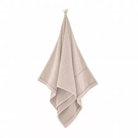 Prosop bumbac egiptean Makao, 50 x 90 cm, 450 g, bej