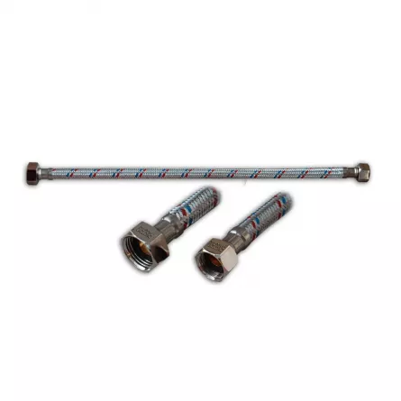 Racord flexibil inox 1/2 3/8 30 cm