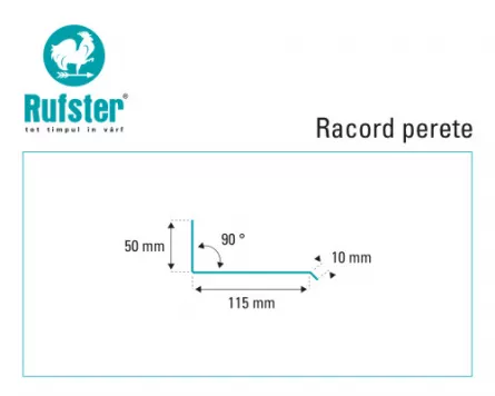 Racord perete Rufster Premium 0,5 mm grosime 8004 Anticato