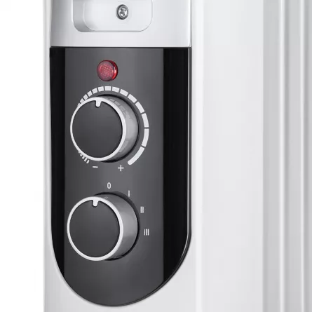 Radiator electric cu ulei 9 elementi, 2000 W 3 trepte putere