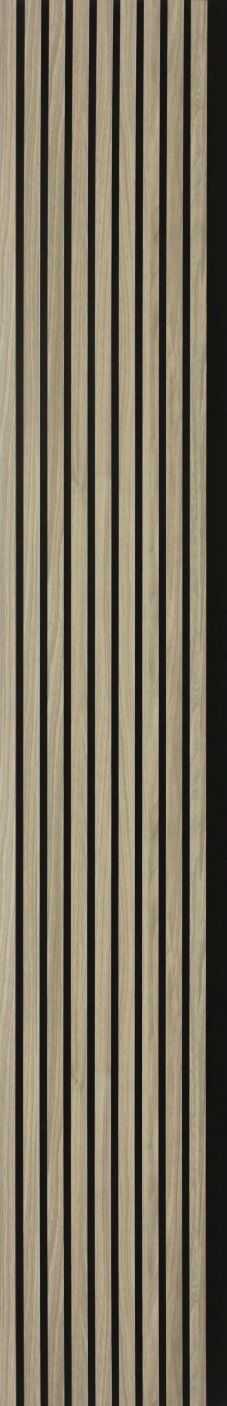 Riflaj MDF acustic, 600 x 2600 mm, culoare frasin, 1.56 m2