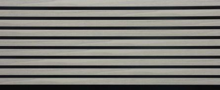 Riflaj MDF acustic, 600 x 2600 mm, culoare gri, 1.56 m2