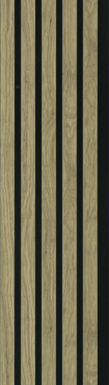 Riflaj MDF acustic, 300 x 2600 mm, culoare stejar, 0.78 m2