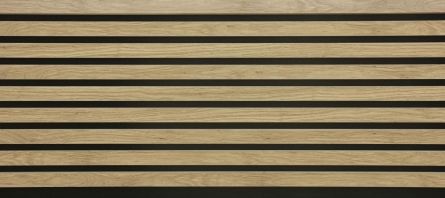 Riflaj MDF acustic, 600 x 2600 mm, culoare stejar, 1.56 m2