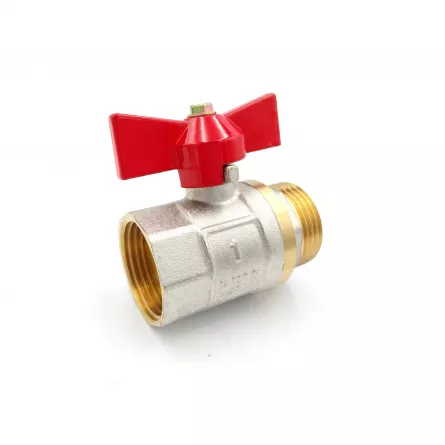 Robinet cu bila dimensiuni 1" filet I-E culoare crom