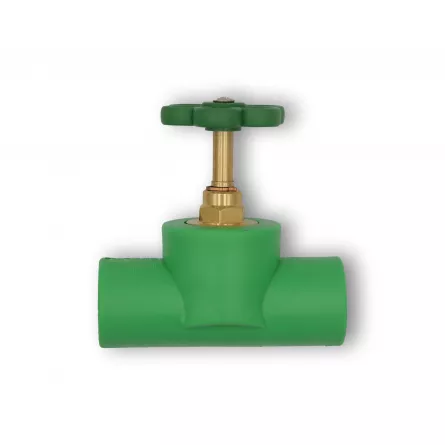 Robinet  PPR verde  cu rozeta D25