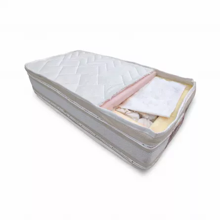 Saltea Royalflex Pocket Spring dimensiune 200x160 cm grosime 24cm culoare alba
