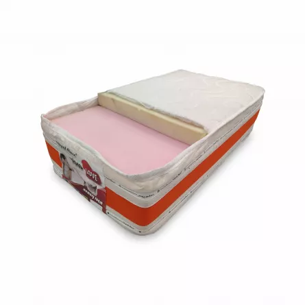 Saltea Royalflex Visco Love Memory dimensiune 200x160 cm grosime 24 cm culoare alba
