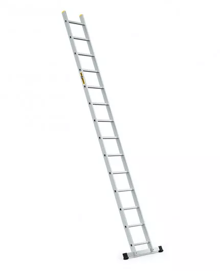 Scara aluminiu DraBest 1 x 14 trepte, 150 kg sarcina suportata